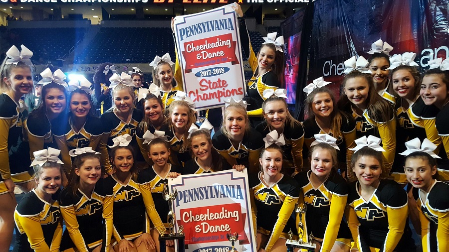 Battle of the Burgh A Big Success For NA Cheerleaders North Allegheny