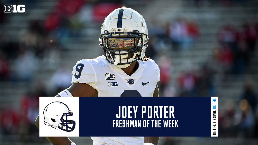 Joey Porter Jr. has been named Big - Penn State Football