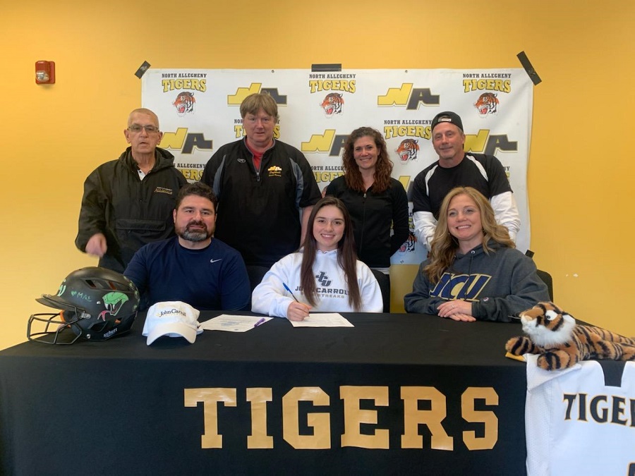 Kendall Trunzo Signs LOI With John Carroll University - North Allegheny ...