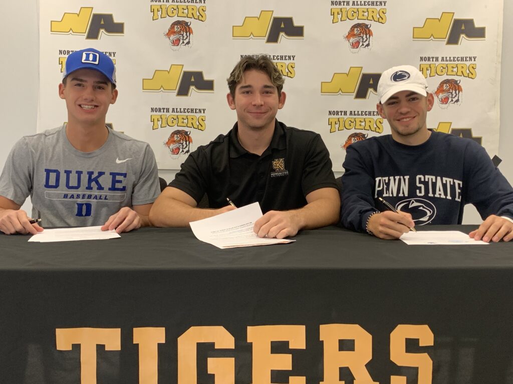 Three Tigers Sign Letters Of Intent - North Allegheny Sports Network