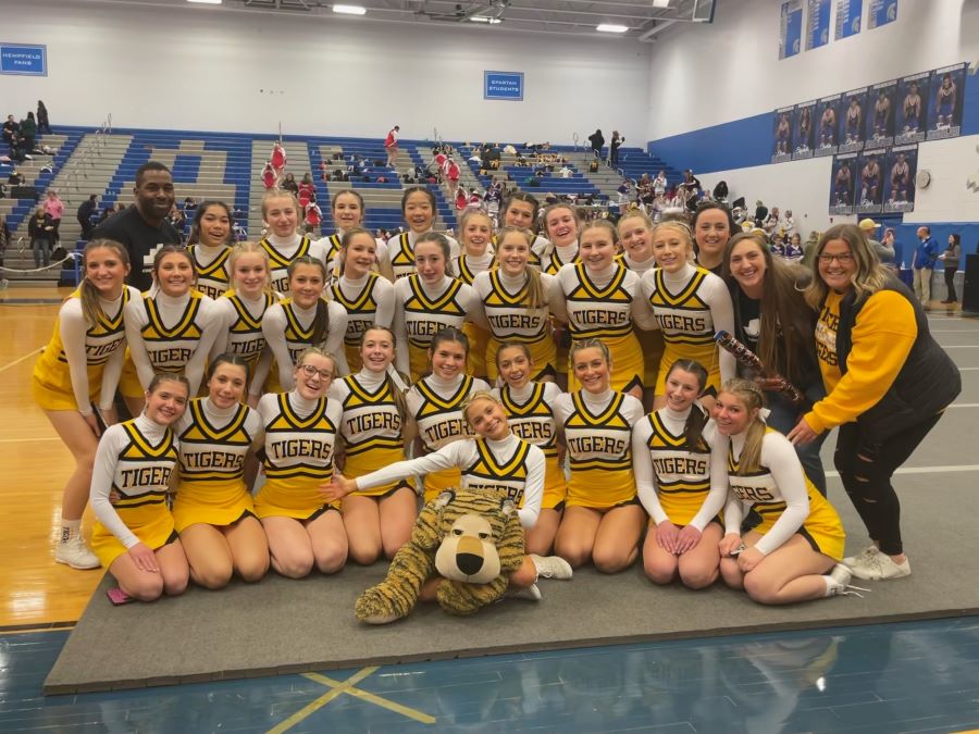Tigers Place 4th At WPIAL Competitive Cheer Championships North