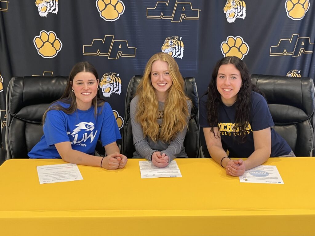 Three Tigers Ink Letters Intent To Play College Field Hockey - North