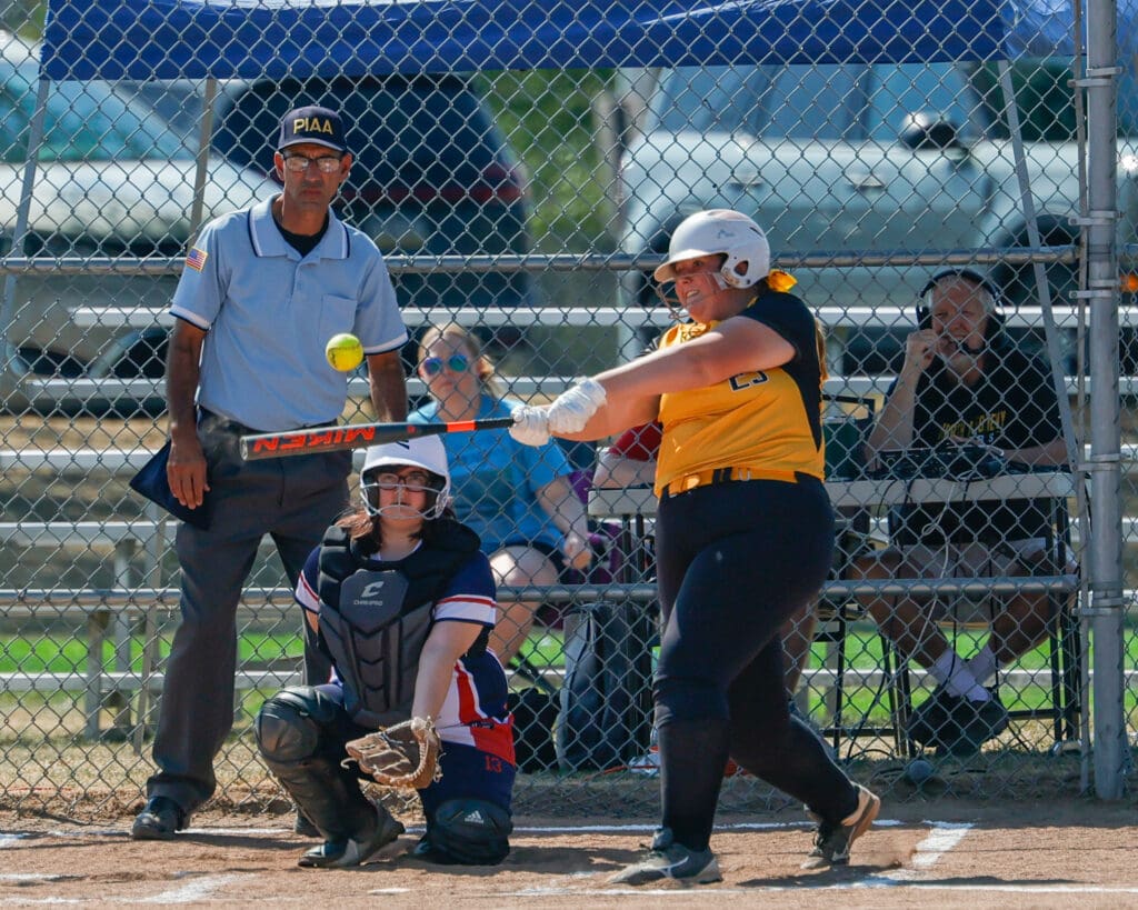 North Allegheny slow pitch softball in action against Shaler on Saturday, Sept. 20, 2025, at Marshall Middle School in Wexford.