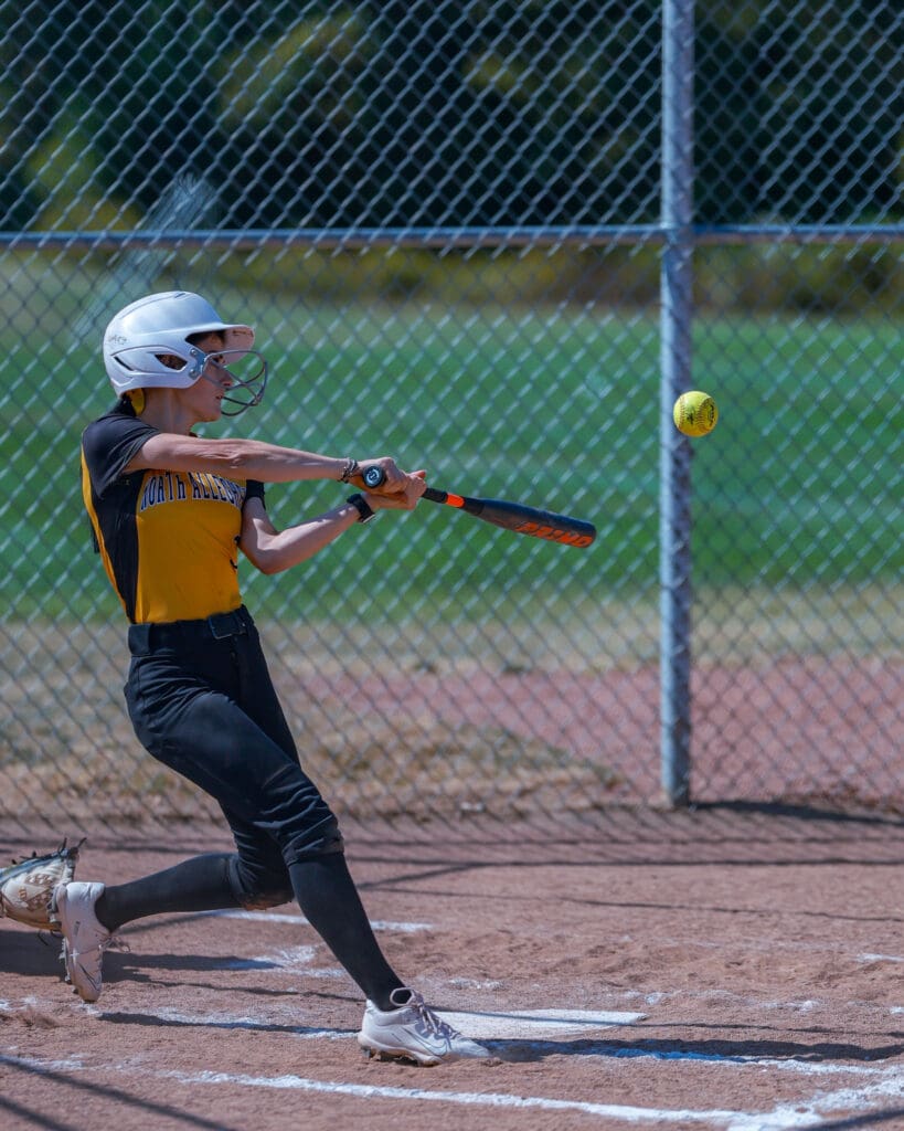 North Allegheny slow pitch softball in action against Shaler on Saturday, Sept. 20, 2025, at Marshall Middle School in Wexford.