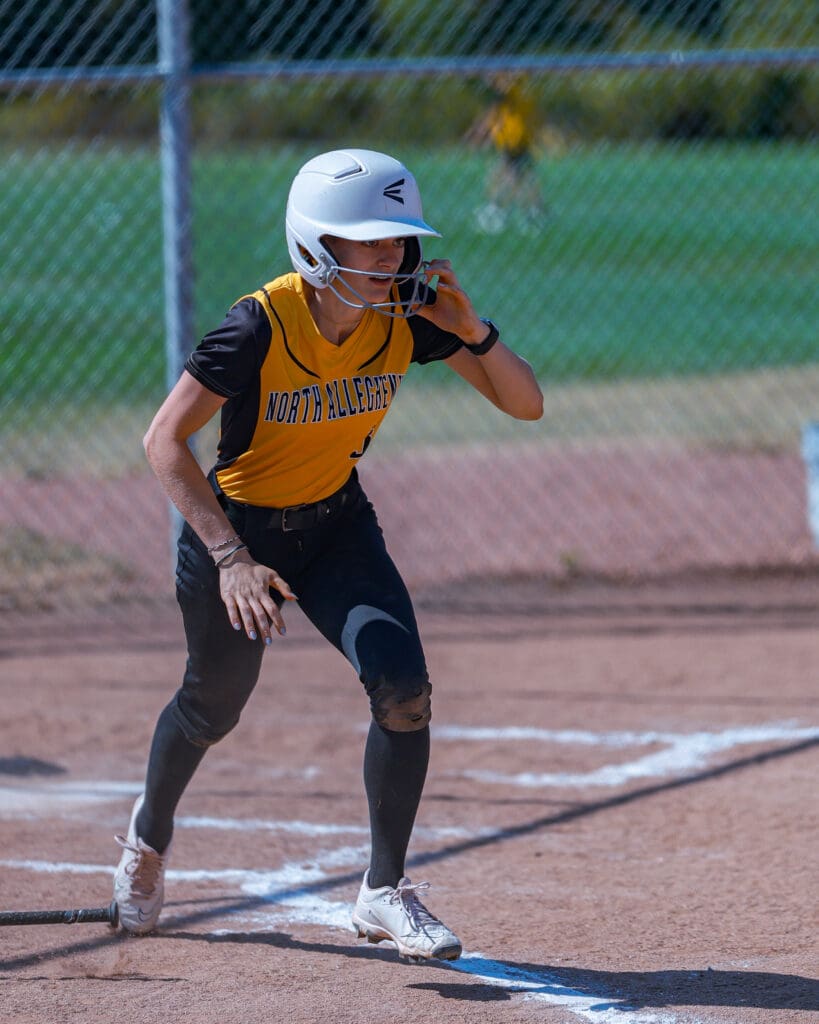 North Allegheny slow pitch softball in action against Shaler on Saturday, Sept. 20, 2025, at Marshall Middle School in Wexford.