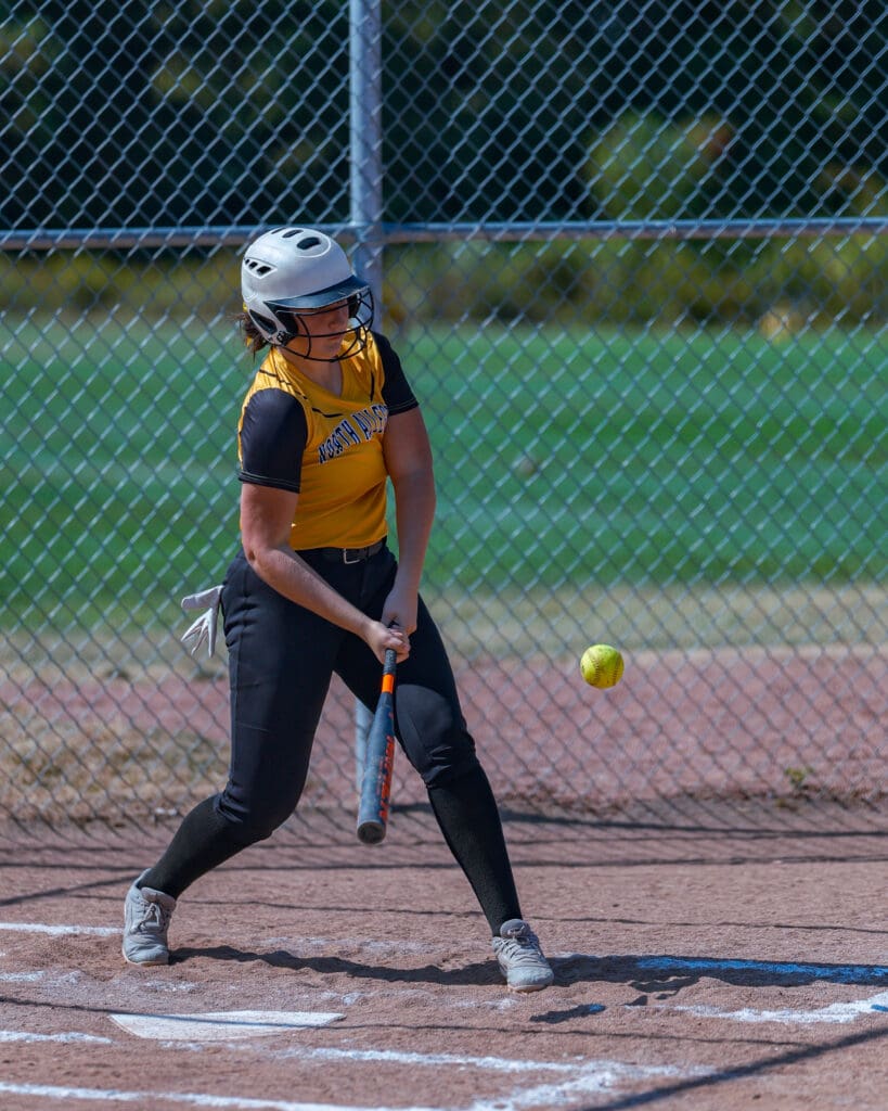 North Allegheny slow pitch softball in action against Shaler on Saturday, Sept. 20, 2025, at Marshall Middle School in Wexford.