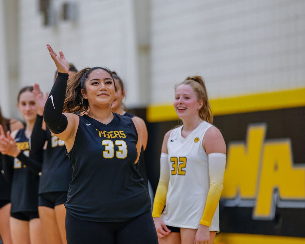 North Allegheny girls volleyball defeats Shaler 3 -1.
