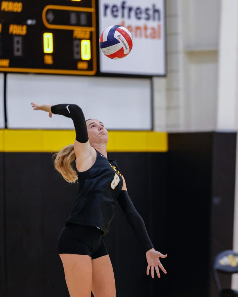 North Allegheny girls volleyball defeats Shaler 3 -1.