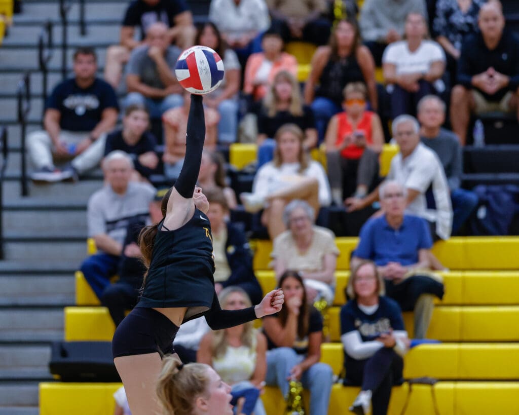 North Allegheny girls volleyball defeats Shaler 3 -1.