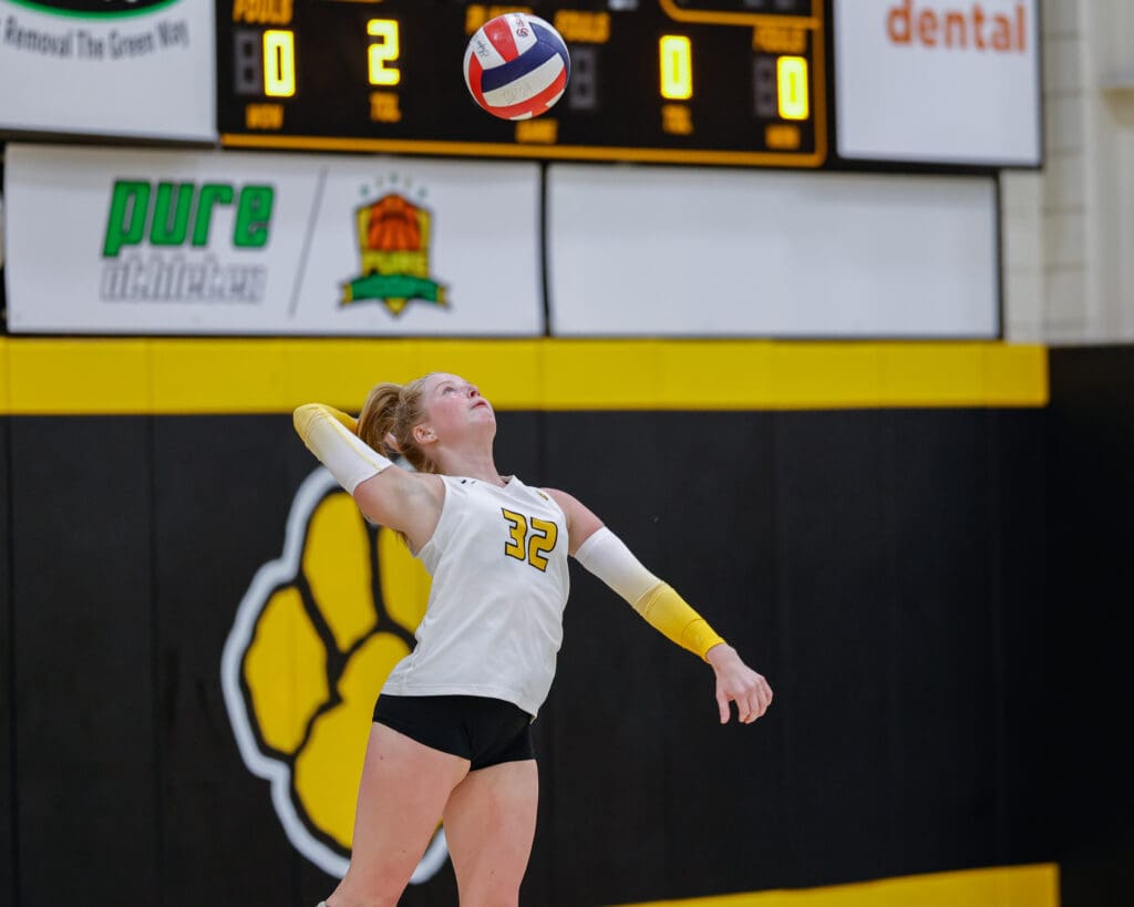 North Allegheny girls volleyball defeats Shaler 3 -1.