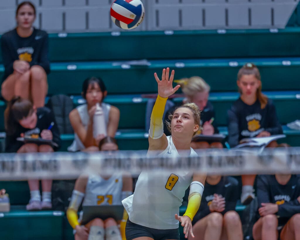 North Allegheny girls volleyball defeats Pine-Richland 3 -1.