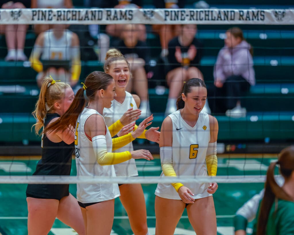 North Allegheny girls volleyball defeats Pine-Richland 3 -1.