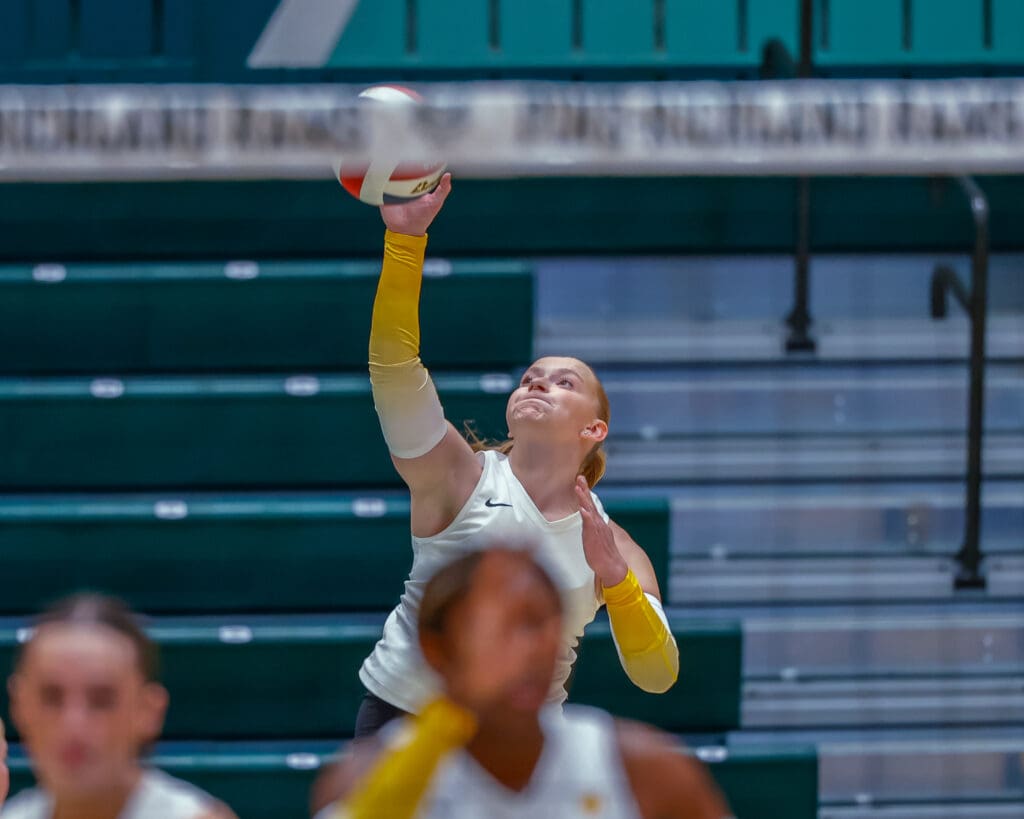 North Allegheny girls volleyball defeats Pine-Richland 3 -1.