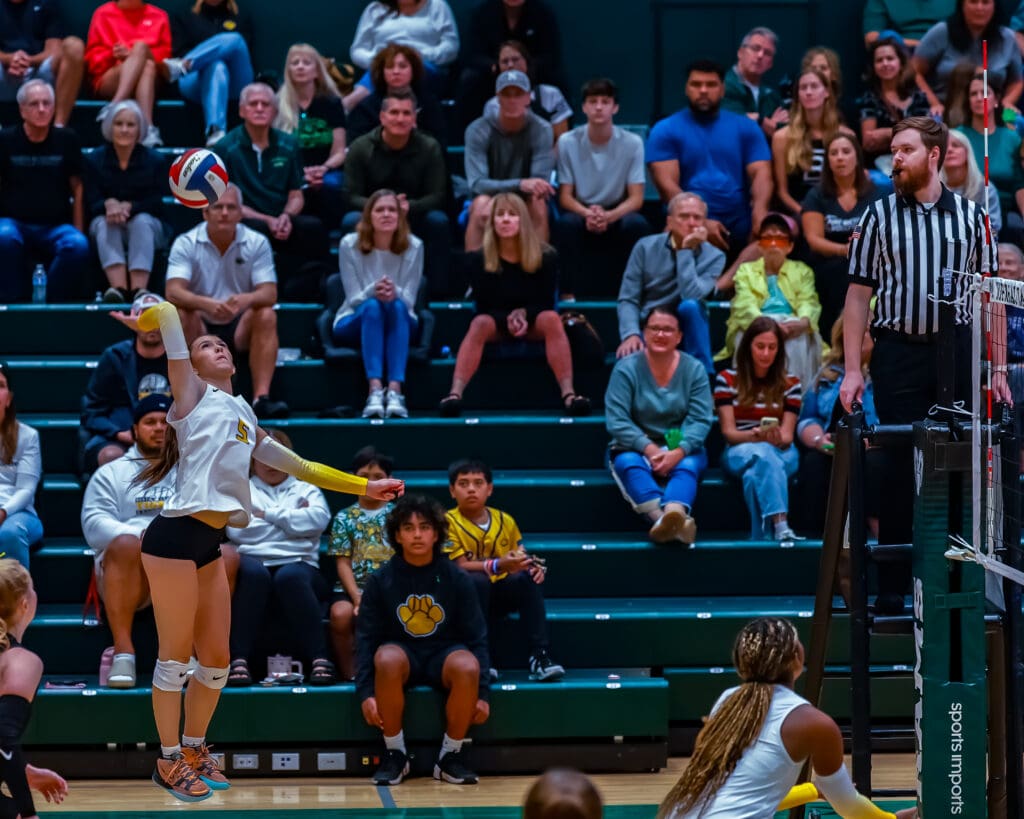 North Allegheny girls volleyball defeats Pine-Richland 3 -1.