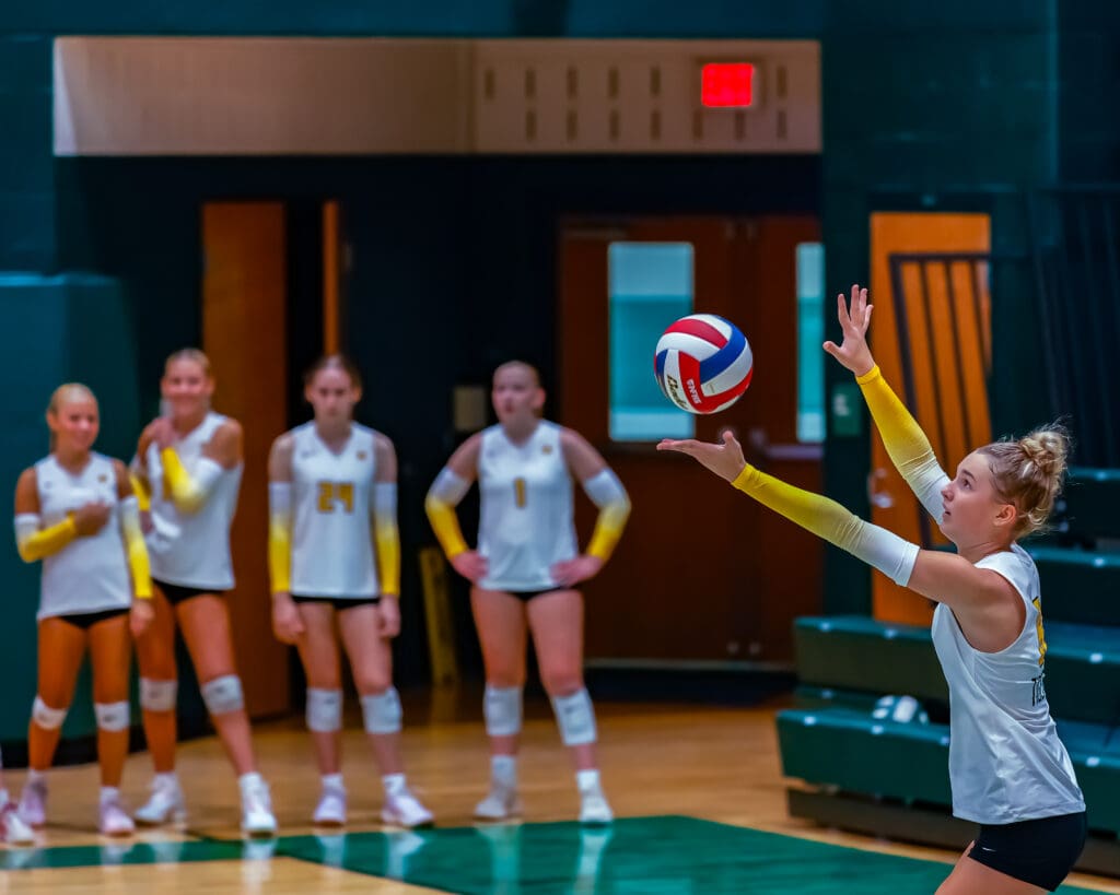 North Allegheny girls volleyball defeats Pine-Richland 3 -1.
