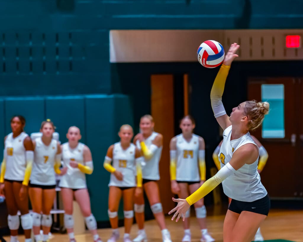 North Allegheny girls volleyball defeats Pine-Richland 3 -1.