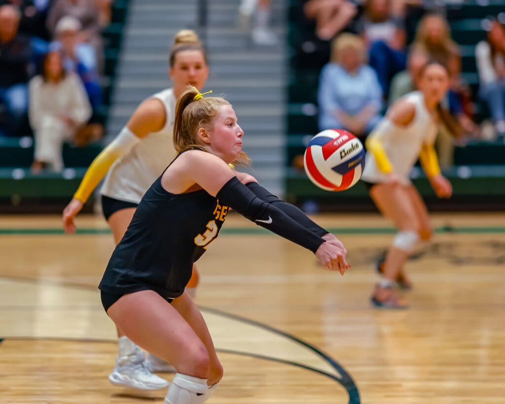 North Allegheny girls volleyball defeats Pine-Richland 3 -1.