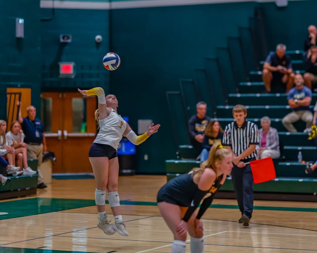 North Allegheny girls volleyball defeats Pine-Richland 3 -1.
