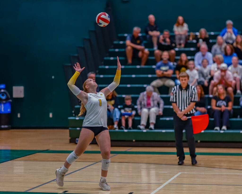 North Allegheny girls volleyball defeats Pine-Richland 3 -1.