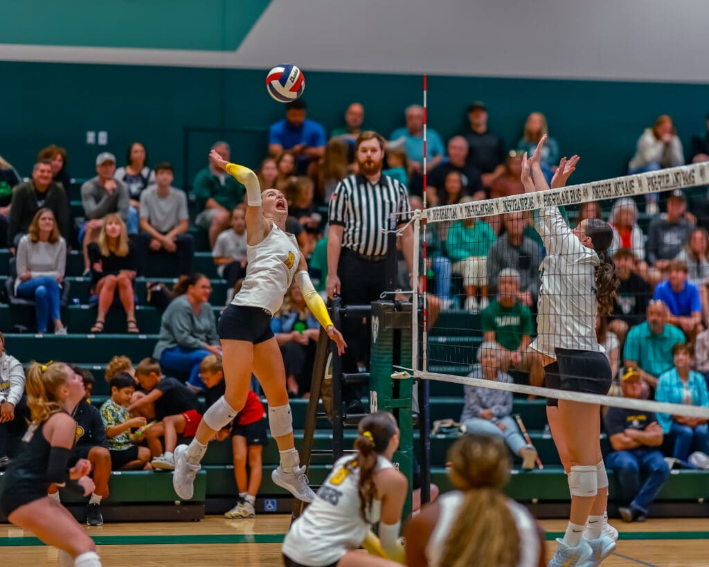 North Allegheny girls volleyball defeats Pine-Richland 3 -1.