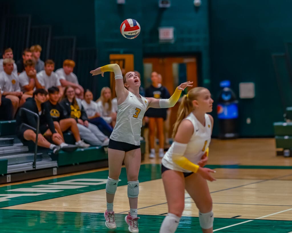 North Allegheny girls volleyball defeats Pine-Richland 3 -1.