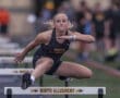 Young athlete hurdles during a track event for North Allegheny, showcasing determination and athleticism.