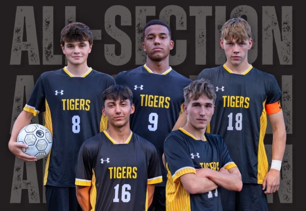 Boys' Soccer: Five Tigers Named To WPIAL All-Section Boys Soccer Team